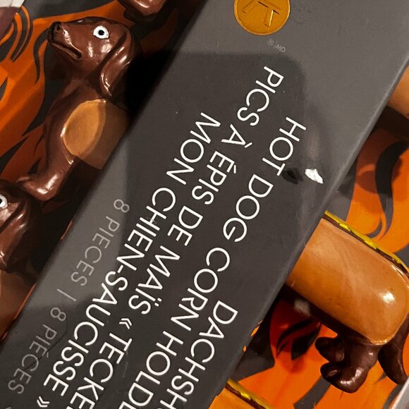 Corn Holders‎ (Dachshund / Hot Dog Themed( 4 Sets / new) - Picture 2 of 10